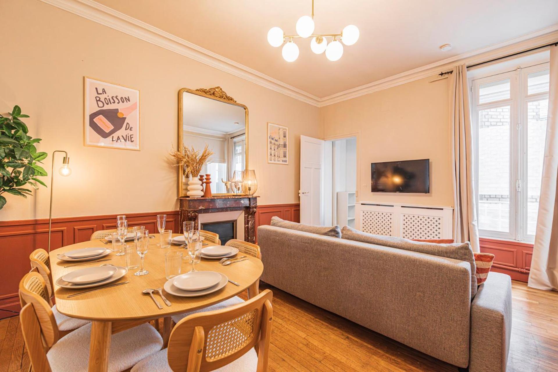 ריימס L'Haussmannien - Spacieux 4 Chambres - Centre - Gare מראה חיצוני תמונה